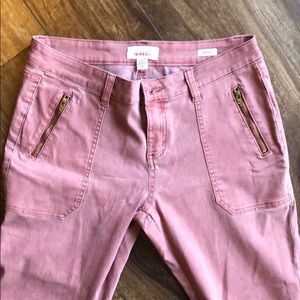 adorable salmon/rust colored jegging